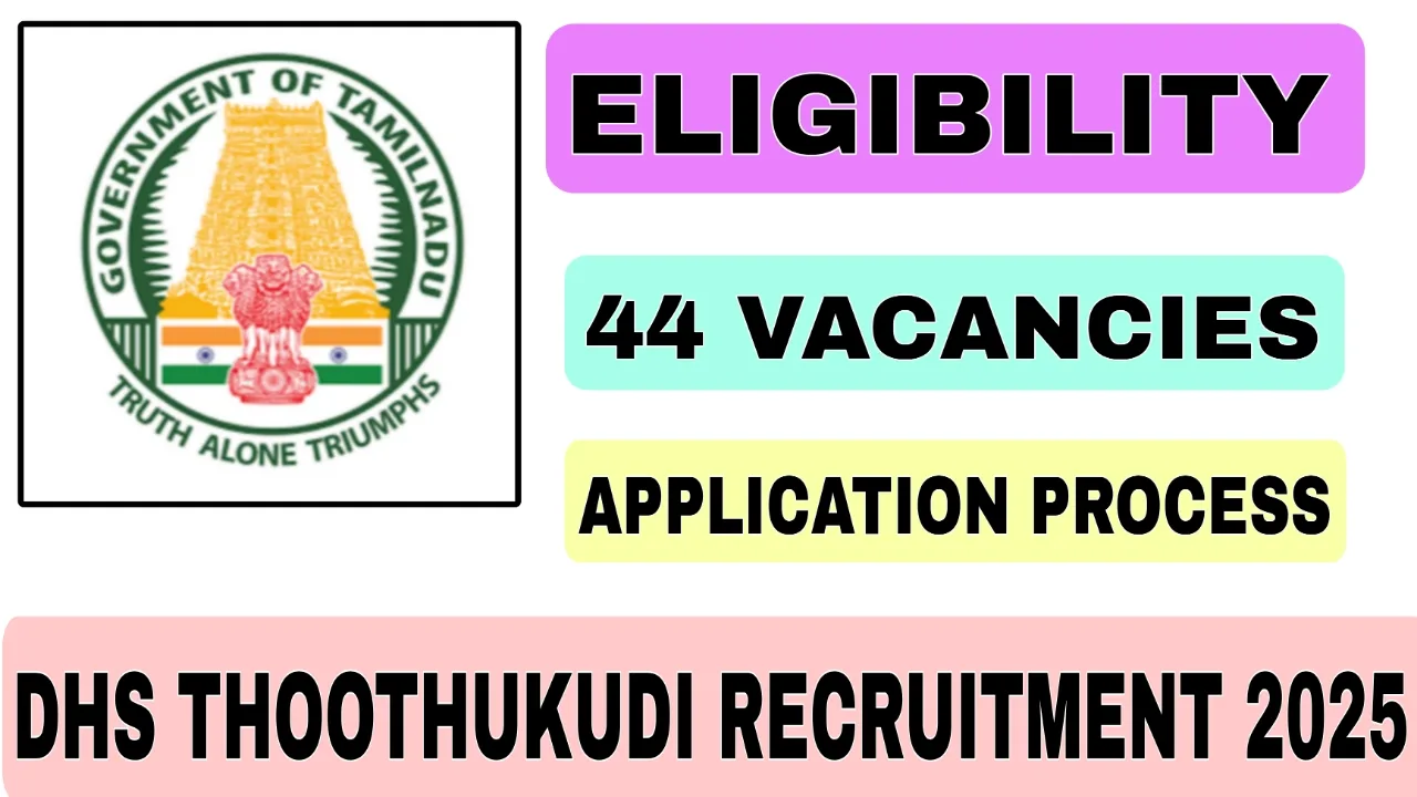 DHS THOOTHUKUDI RECURETMENT 2025