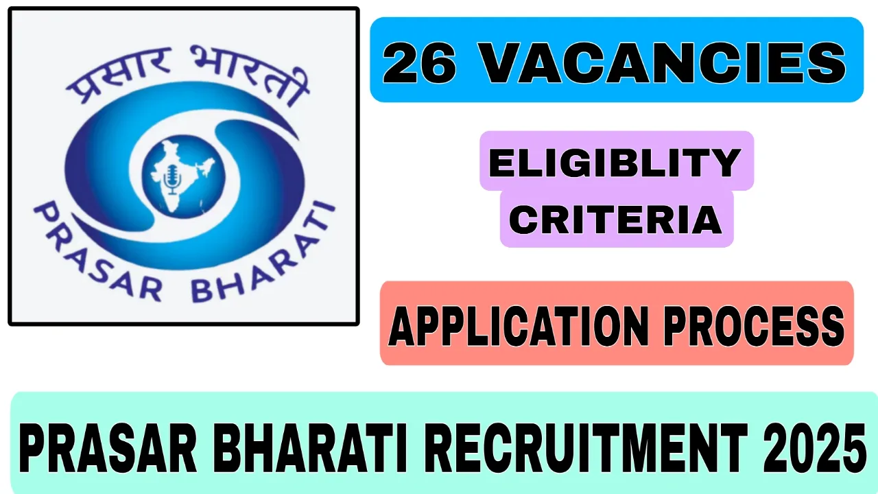 Prasar Bharati Recruitment 2025
