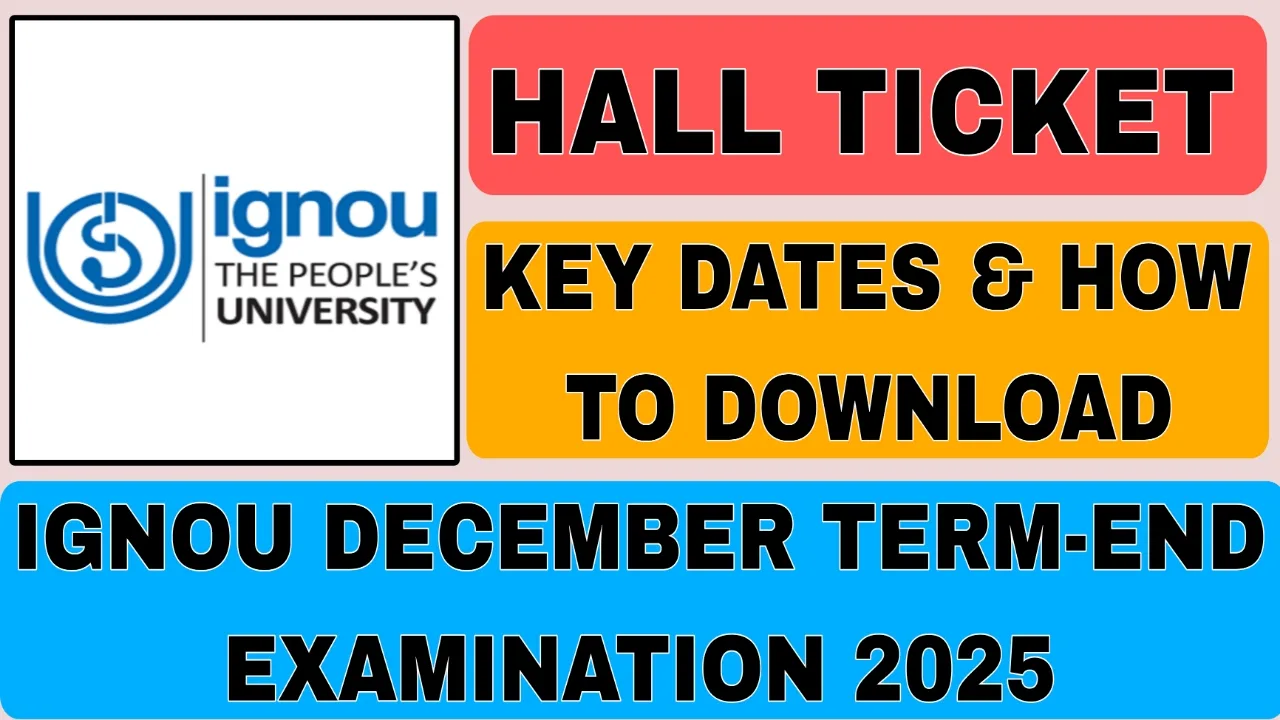 IGNOU December Term-End Examination 2025