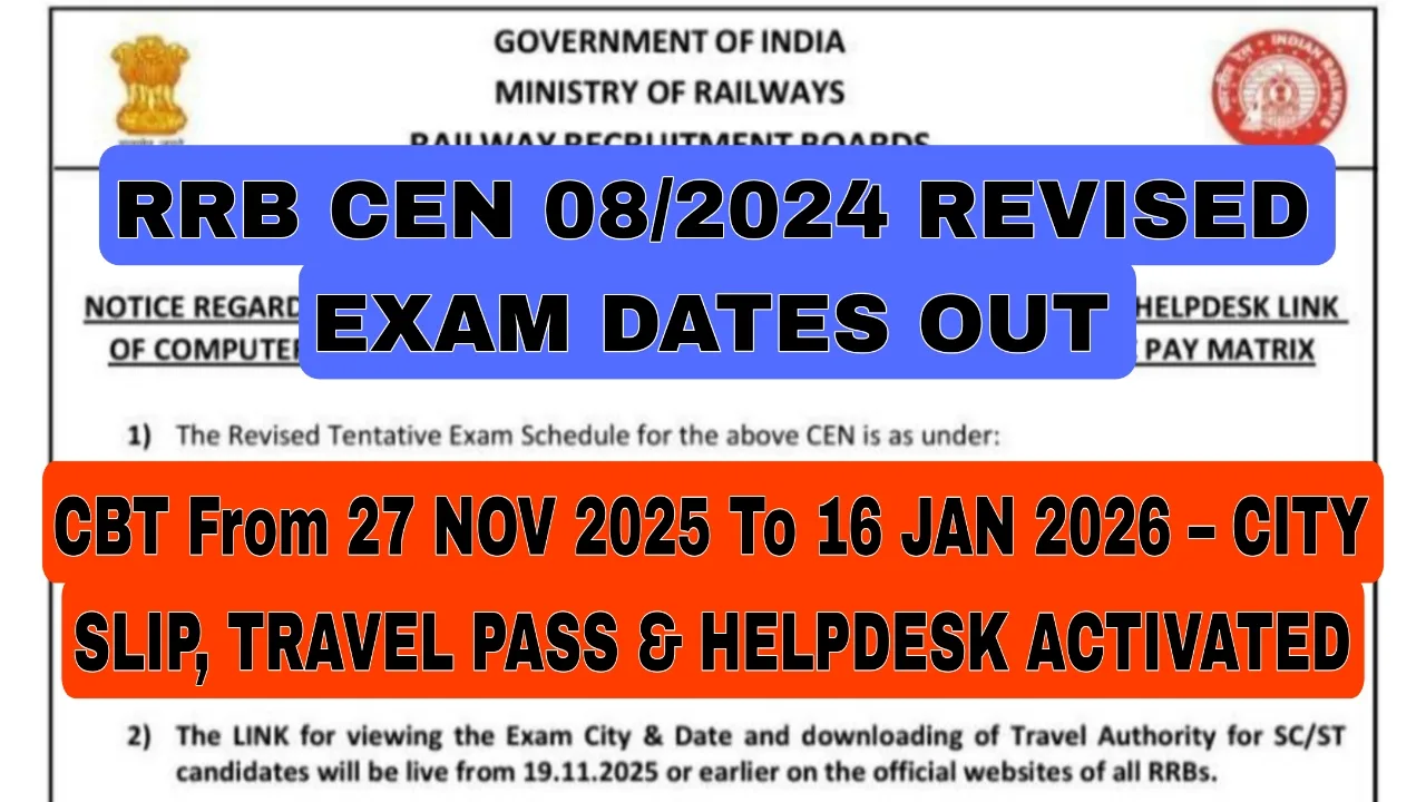 RRB CEN 08 of 2024